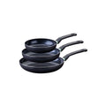 Set Di 3 Padelle Antiaderenti In Ceramica Fackelmann Brandao - Nero/Verde