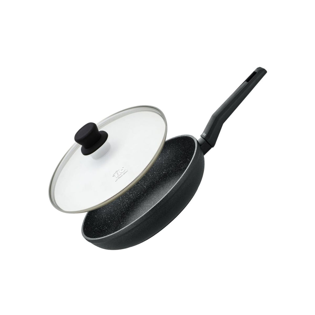 Sartén Y Tapa Elo Granit Solution - Negro