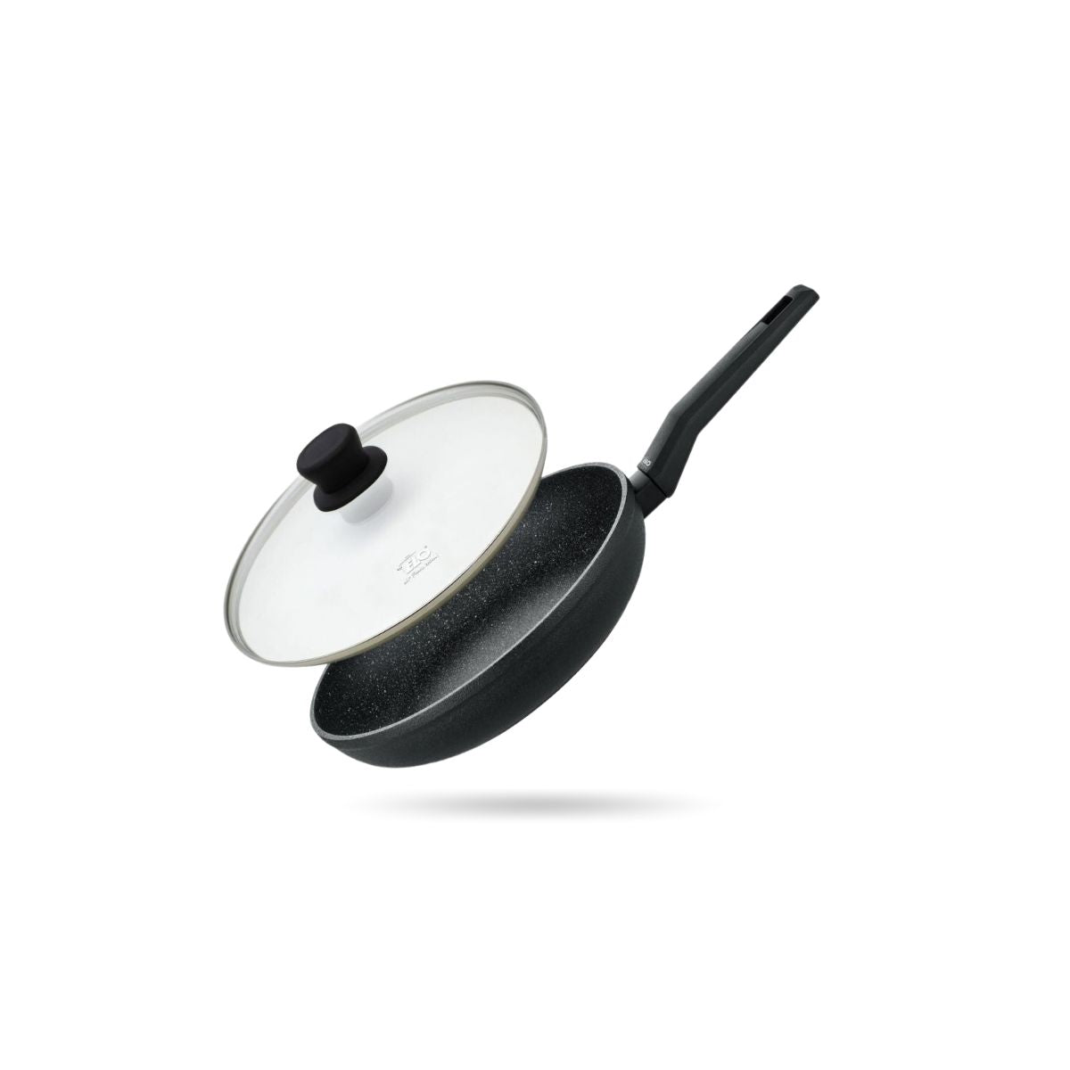 Sartén Y Tapa Elo Granit Solution - Negro