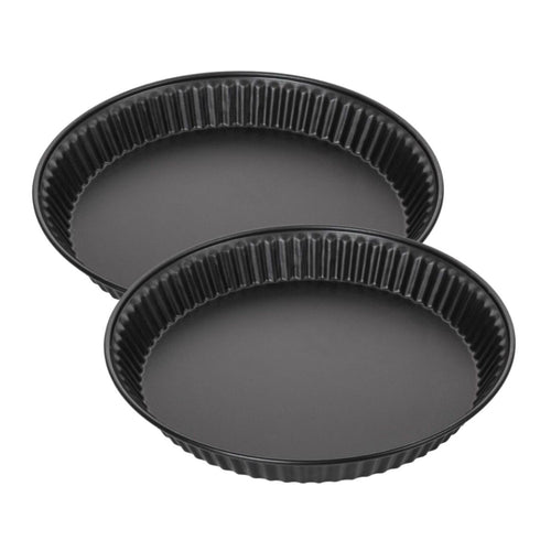 Zenker - Lot De 2 Moules À Quiche Lorraine 30 Cm Zenker Spécial Countries - Noir