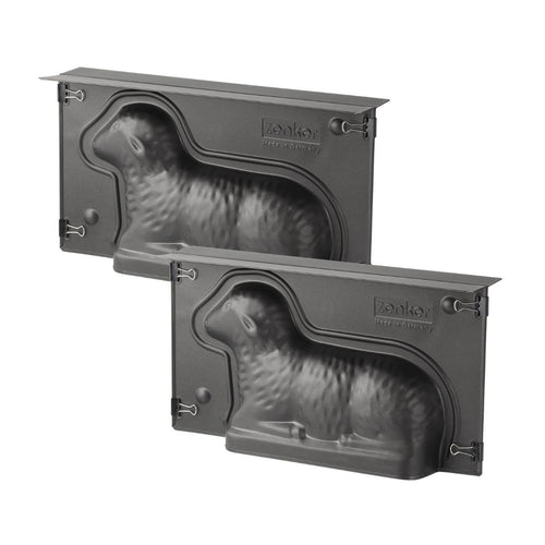 Zenker - Lot De 2 Moules À Gâteaux 3D En Forme D'Agneau Pascal 900 Ml Zenker Special Season - Noir