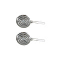 Set Di 2 Spargifiamma Per Piano Cottura A Gas Fackelmann - Bianco/Inox