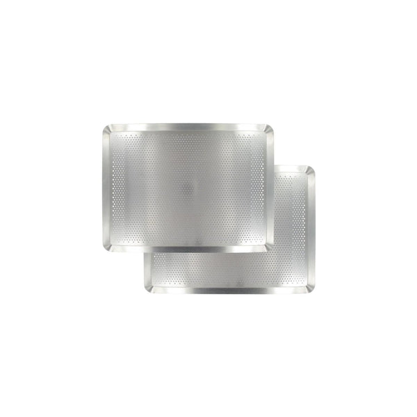 Set Di 2 Teglie Da Forno Forate In Acciaio Inox Zenker Special Cooking - Alluminio
