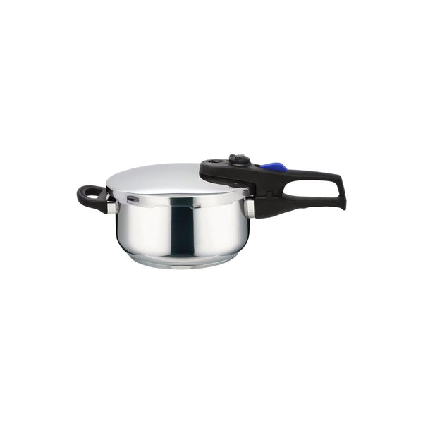 18/10 Stainless Steel Steam Pressure Cooker Elo Praktika - Stainless Steel/Black