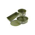 Ensemble De 3 Moules À Gâteaux Zenker Green Vision - Vert