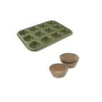 Set Da 2 Pezzi Speciale Muffin Zenker Green Vision - Verde/Marrone