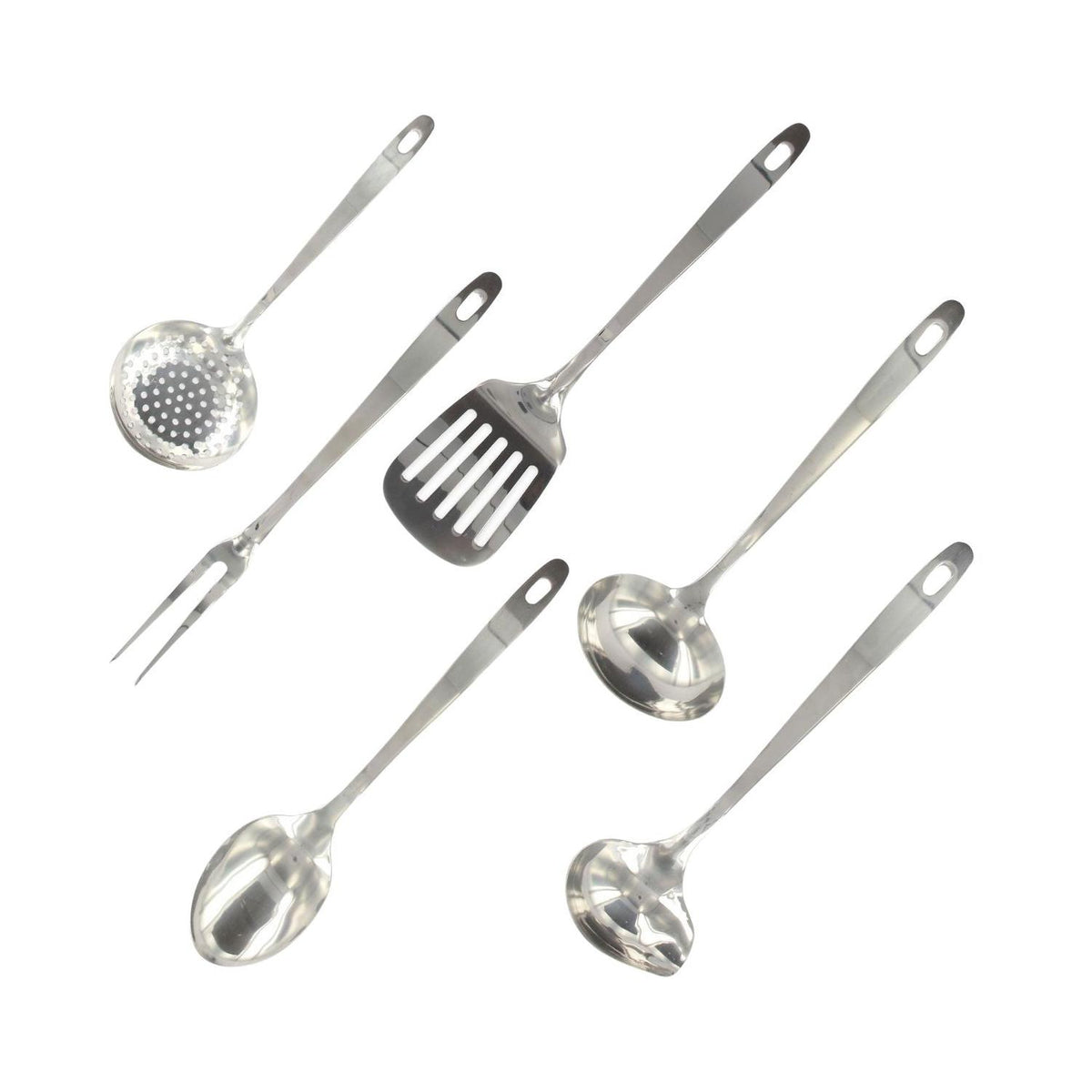 Juego De Utensilios De Cocina 6 Piezas Acero Inoxidable Fackelmann Oxford - Acero Inoxidable