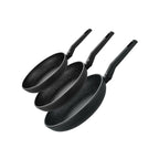 Set De 3 Sartenes Elo Granit Solution - Negro