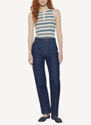 Maison Kitsune - Japenese Denim Stretch Slim Cut - Nam - Femme