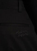 Maison Kitsune - Overdyed Cotton Skinny - Black - Femme