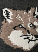 Maison Kitsune - Cotton Pullover - Black Grey - Femme