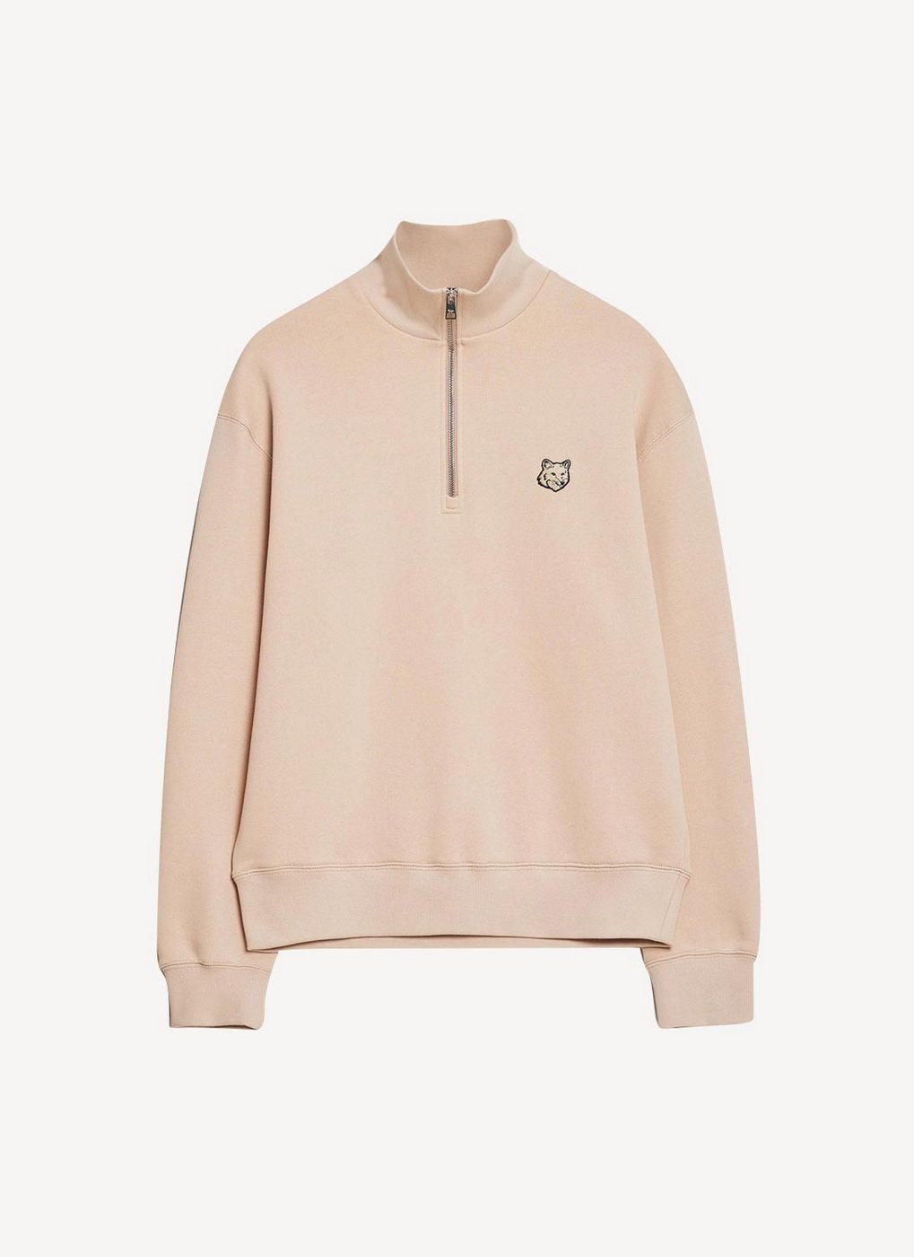 Maison Kitsune - V Collar Pullover - Ecru - Women