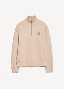 Maison Kitsune - V Collar Pullover - Ecru - Femme