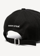 Maison Kitsune - Black Fox Embroidery Cap 5P - Black - Femme