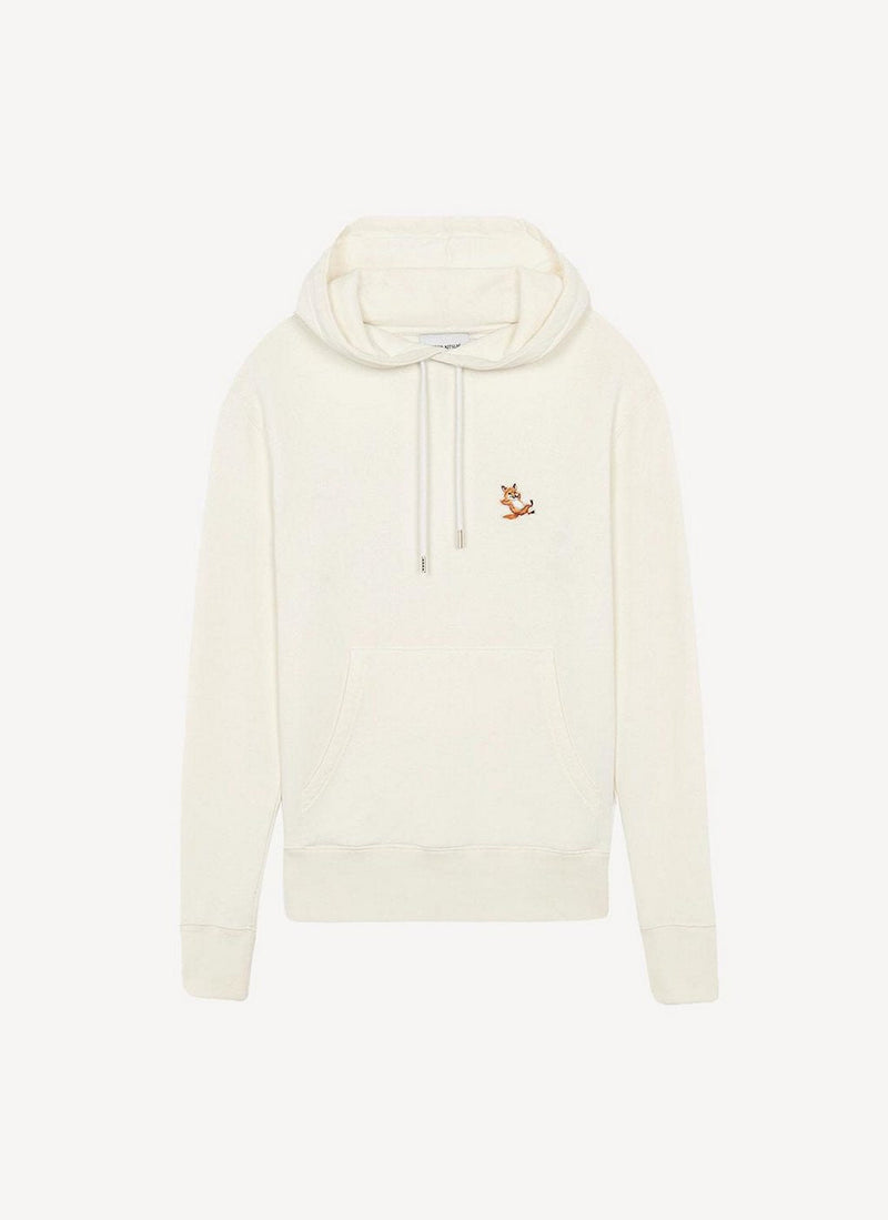Maison Kitsune - Mix Hoodie Pullover - Ecru - Femme