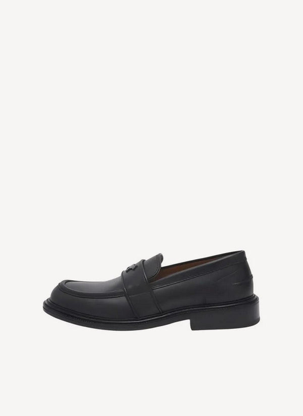 Maison Kitsune - Penny Loafer Leather - Black - Women