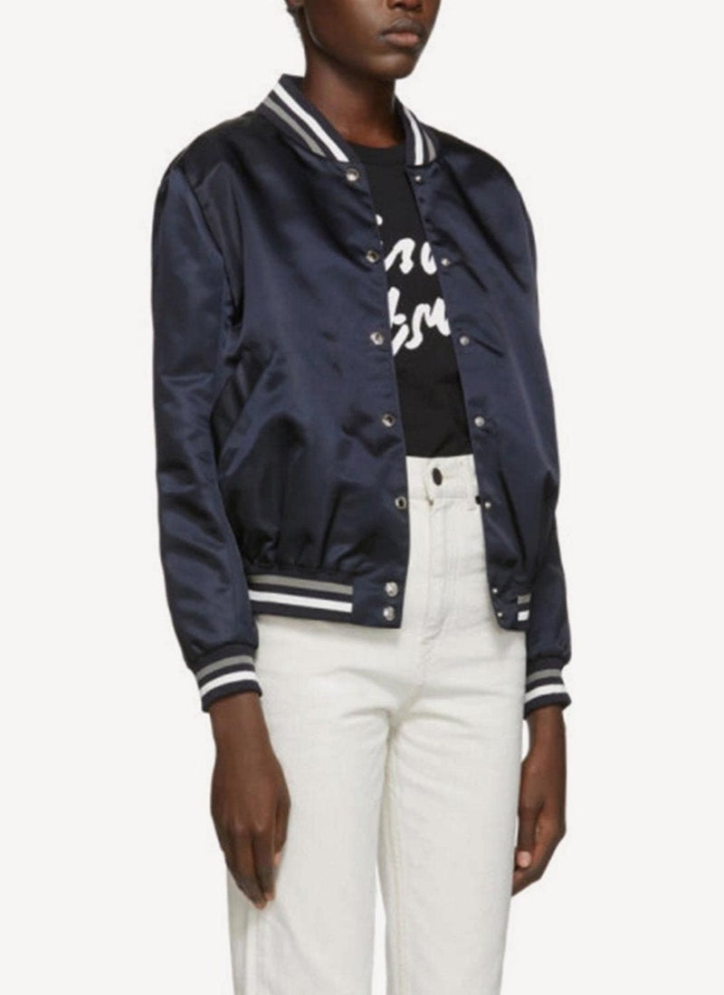 Maison Kitsune - Bicolor Teddy - Navy - Femme