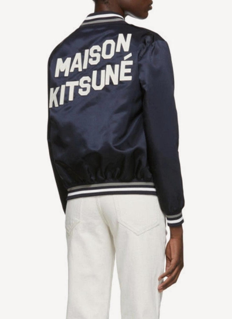 Maison Kitsune - Bicolor Teddy - Navy - Femme