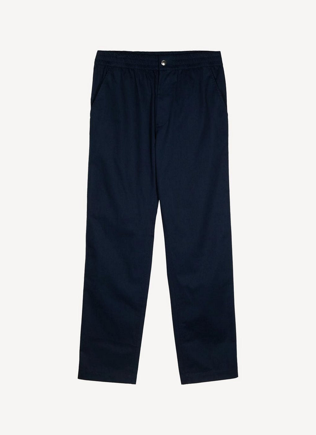 Maison Kitsune - Chevron Henrie High Waisted Pant - Dark Navy - Femme