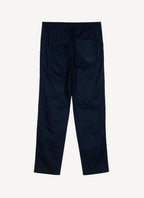 Maison Kitsune - Chevron Henrie High Waisted Pant - Dark Navy - Femme