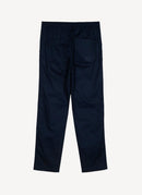 Maison Kitsune - Chevron Henrie High Waisted Pant - Dark Navy - Femme