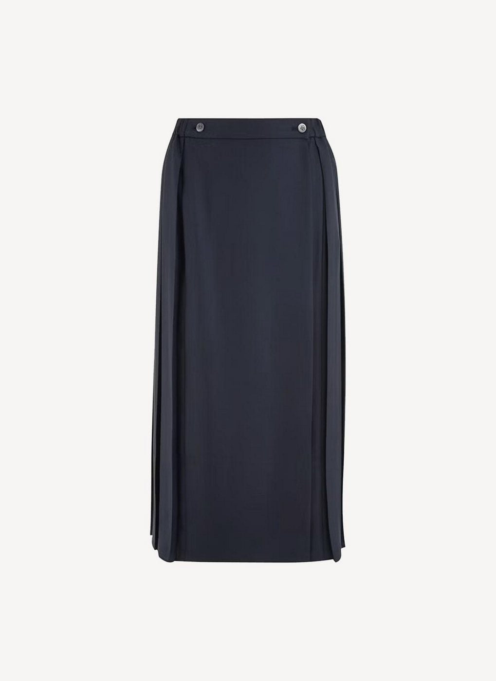 Maison Kitsune - Cool Wool Elsa Knotted Skirt - Dark Navy - Femme