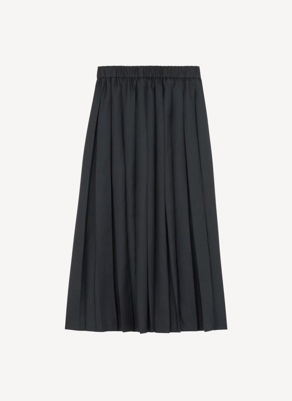 Maison Kitsune - Cool Wool Elsa Knotted Skirt - Dark Navy - Femme