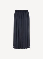 Maison Kitsune - Cool Wool Elsa Knotted Skirt - Dark Navy - Femme