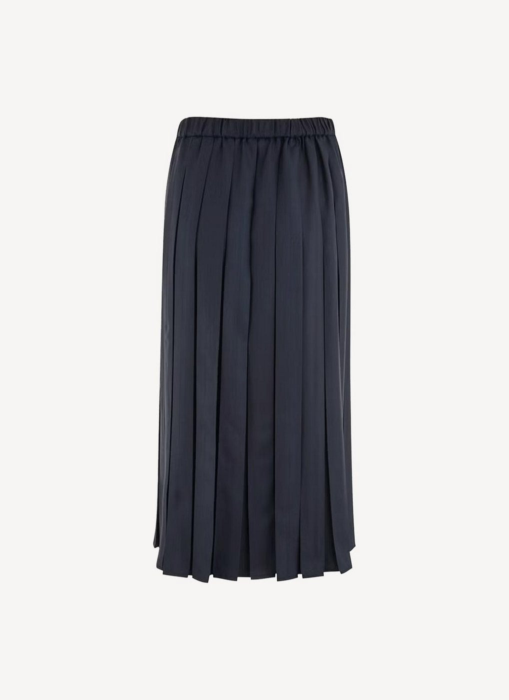 Maison Kitsune - Cool Wool Elsa Knotted Skirt - Dark Navy - Femme