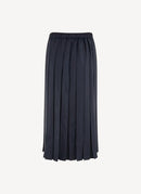 Maison Kitsune - Cool Wool Elsa Knotted Skirt - Dark Navy - Femme