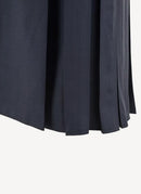 Maison Kitsune - Cool Wool Elsa Knotted Skirt - Dark Navy - Femme