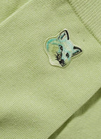 Maison Kitsune - Tonal Fox Head Patch Socks - Mint - Unisex
