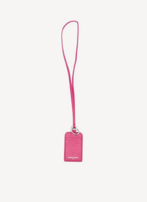 Maison Kitsune - Neck Cardholder - Fuchsia - Femme