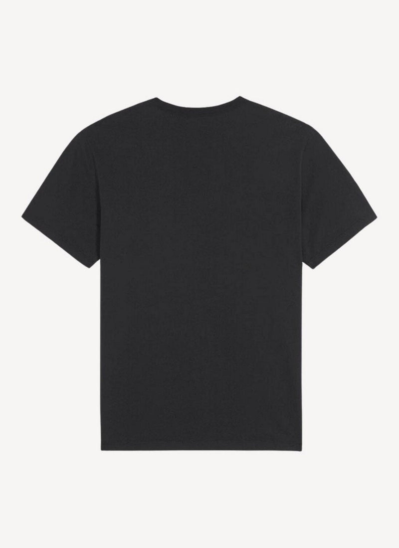 Maison Kitsune - Patch Profile Fox Cafe Classic Tee-Shirt - Long Black - Unisex
