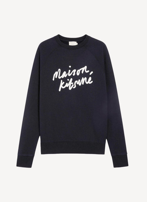 Maison Kitsune - Sweat Shirt Je Suis Alle - Navy - Mixte