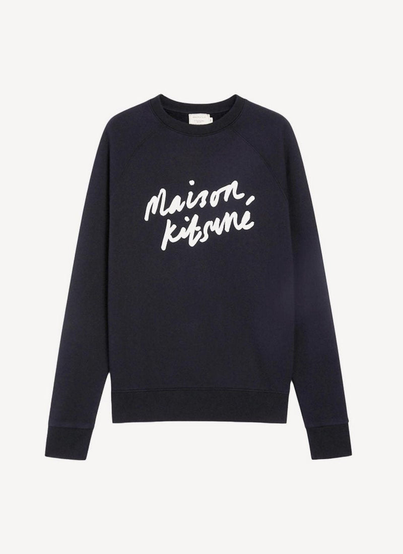 Maison Kitsune - Sweat Shirt Je Suis Alle - Navy - Mixte