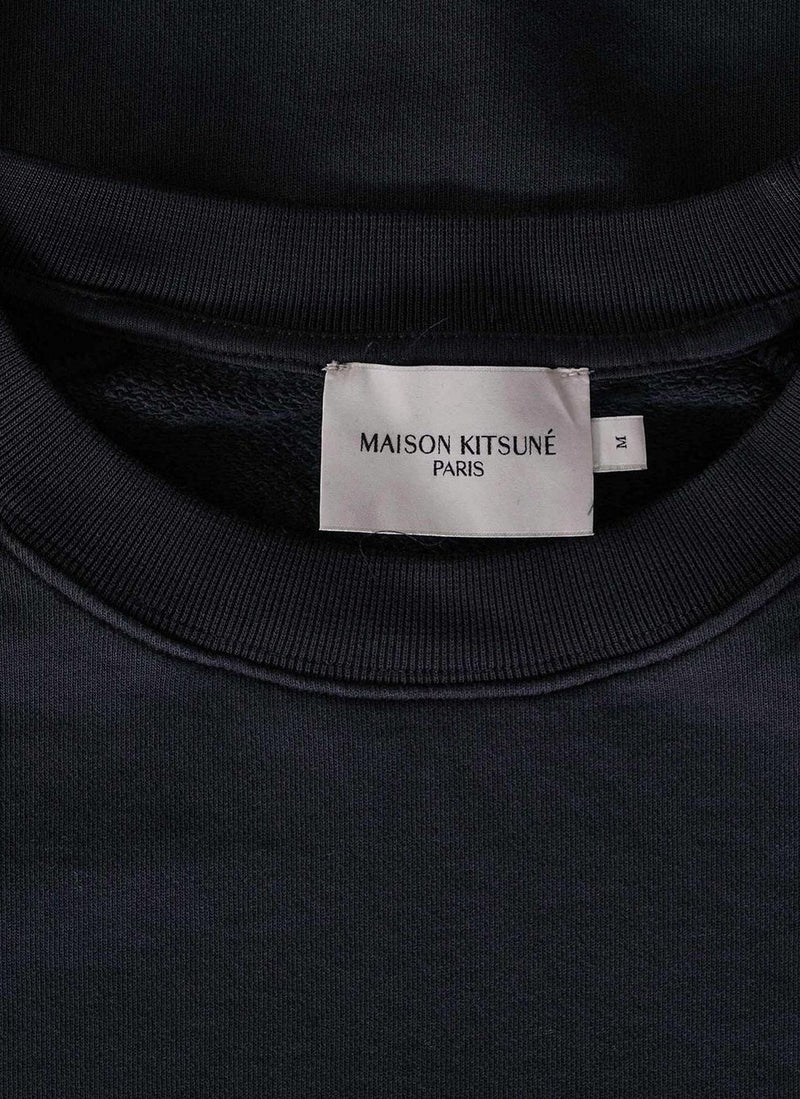 Maison Kitsune - Sweat Shirt Je Suis Alle - Navy - Mixte