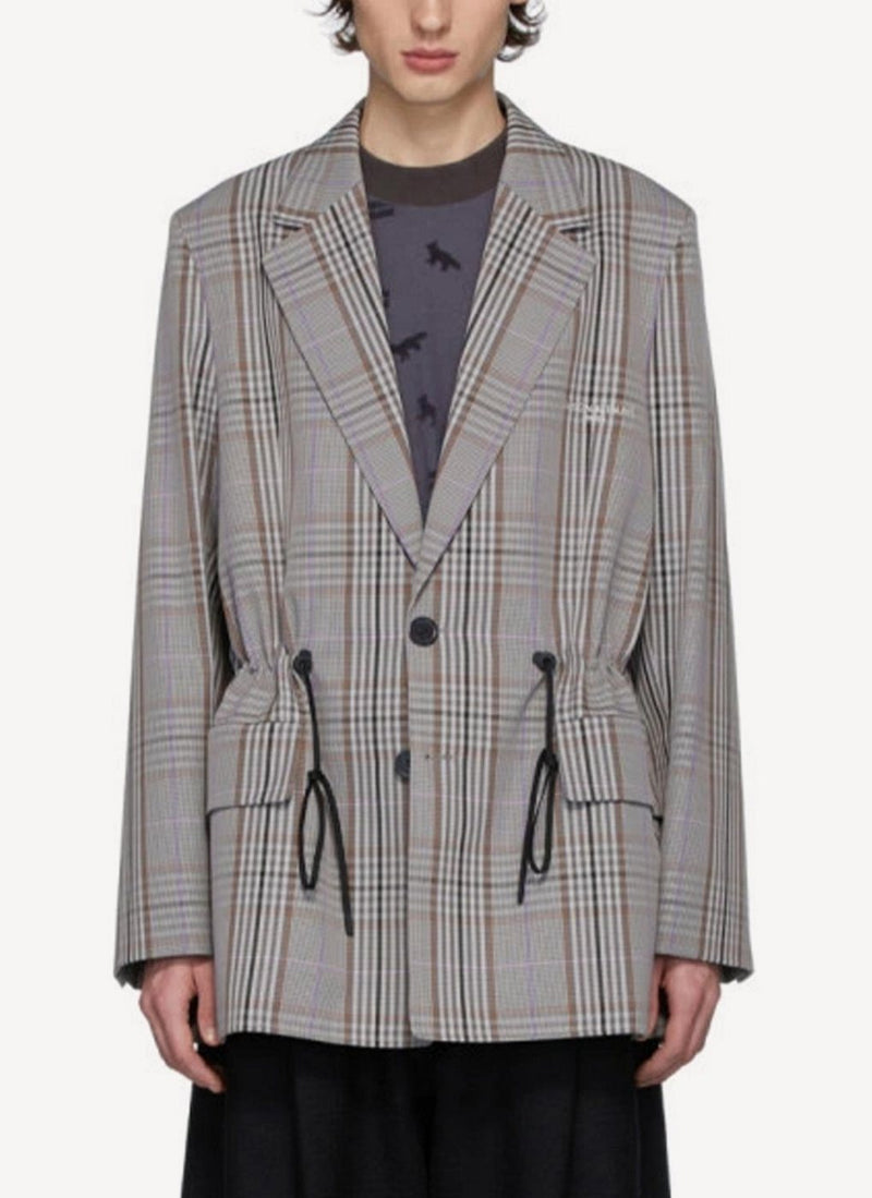 Maison Kitsune - Virgin Wool 2 Buttons Jacket - Grey - Homme