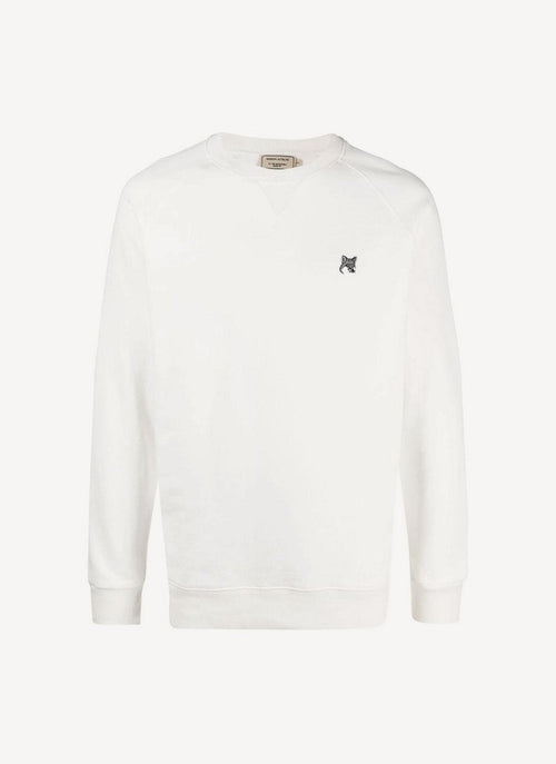 Maison Kitsune - Sweat Shirt Tricolor Fox Patch - White - Homme