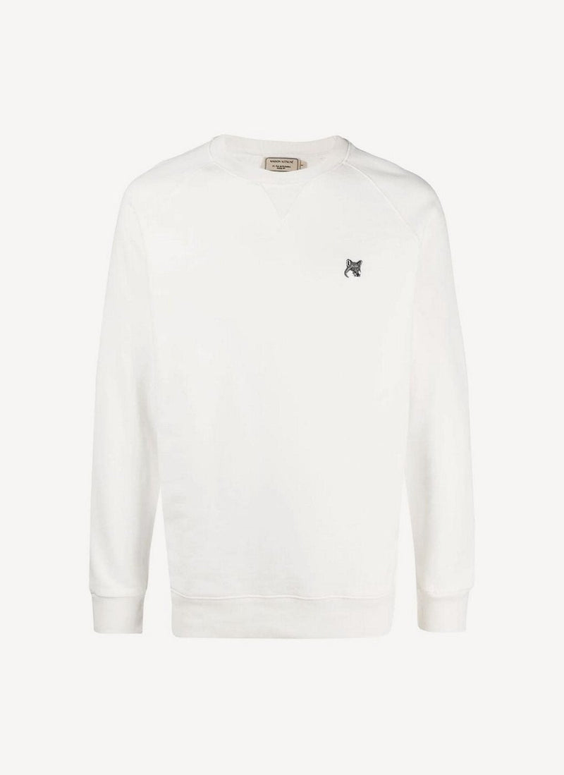 Maison Kitsune - Sweat Shirt Tricolor Fox Patch - White - Homme