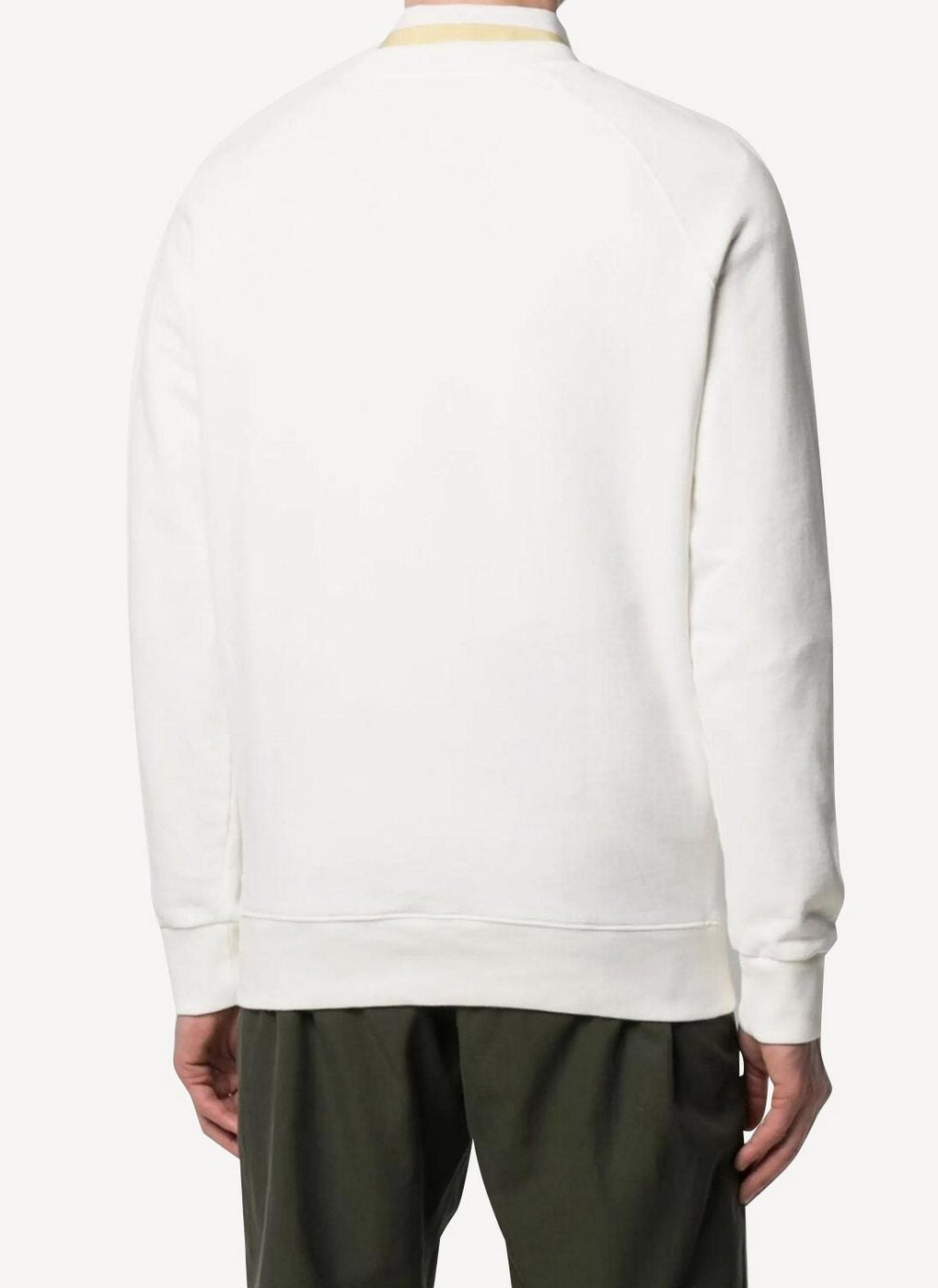 Maison Kitsune - Sweat Shirt Tricolor Fox Patch - White - Homme