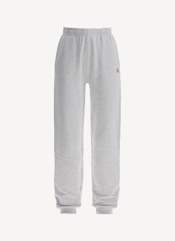 Maison Kitsune - Jogg Pant Striped Mk - Light Grey Melange - Homme