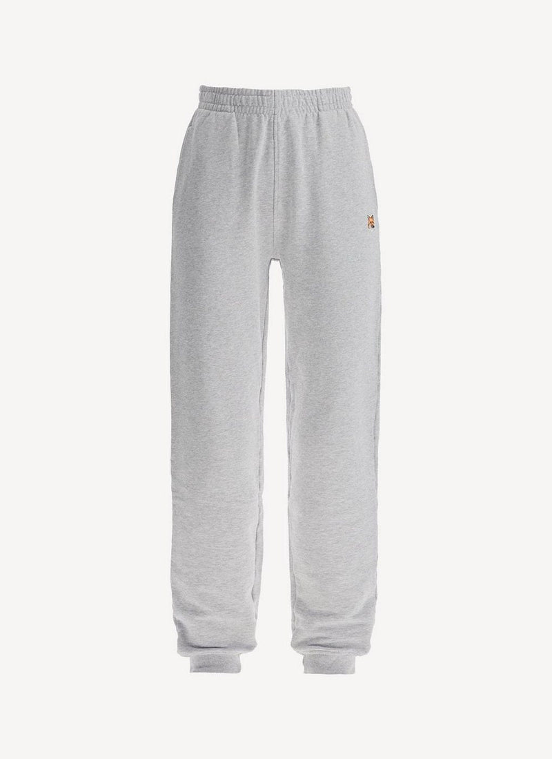 Maison Kitsune - Jogg Pant Striped Mk - Light Grey Melange - Homme
