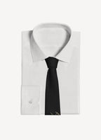 Maison Kitsune - Jacquard Fish Tie - Black - Hombre