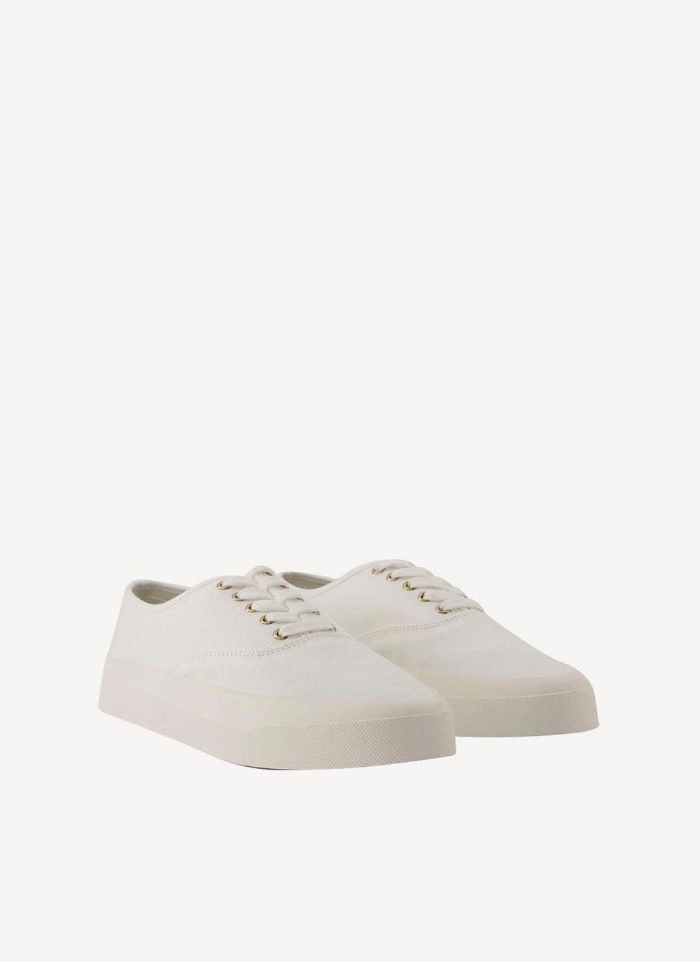 Maison Kitsune - Canvas Sneakers - White - Mixte