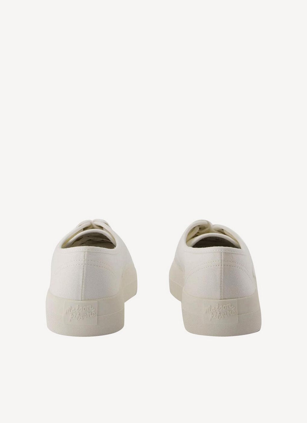 Maison Kitsune - Canvas Sneakers - White - Mixte