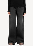 Maison Kitsune - Brut Grace High Waist Pant - Brut - Femme