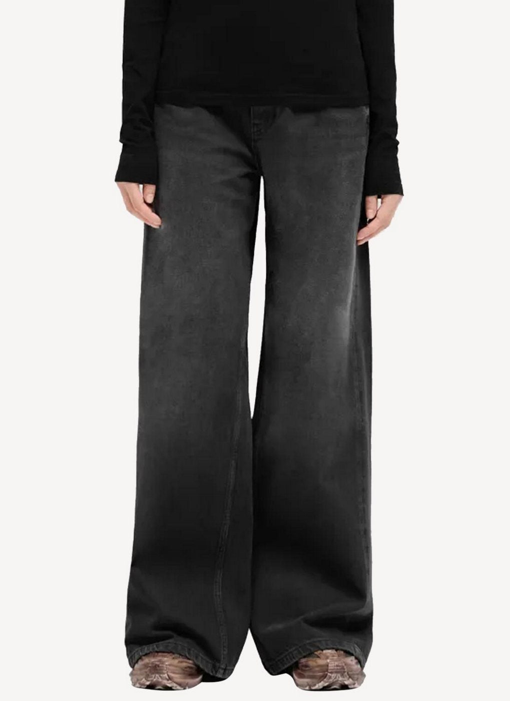 Maison Kitsune - Brut Grace High Waist Pant - Brut - Femme