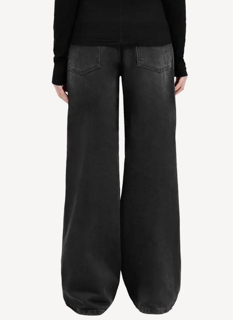 Maison Kitsune - Brut Grace High Waist Pant - Brut - Femme