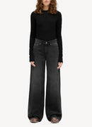 Maison Kitsune - Brut Grace High Waist Pant - Brut - Femme
